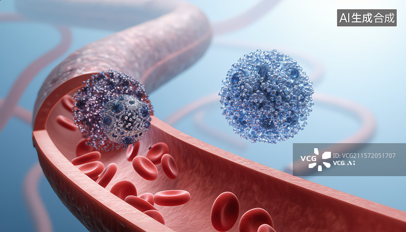 【AI数字艺术】靶向药物 纳米机器人 胶囊机器人图片素材