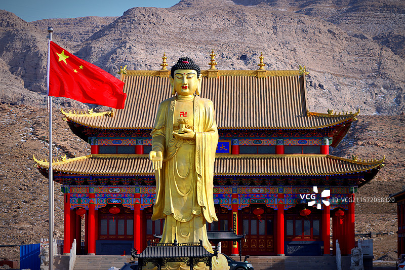 乌海市海南区觉海寺佛像图片素材