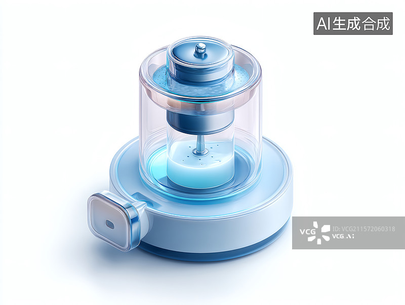【AI数字艺术】智能水净化装置图片素材