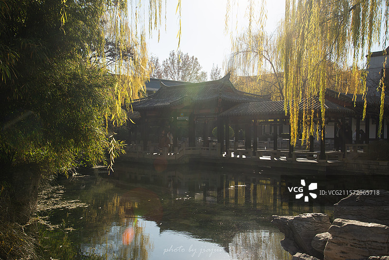 济南五龙潭图片素材