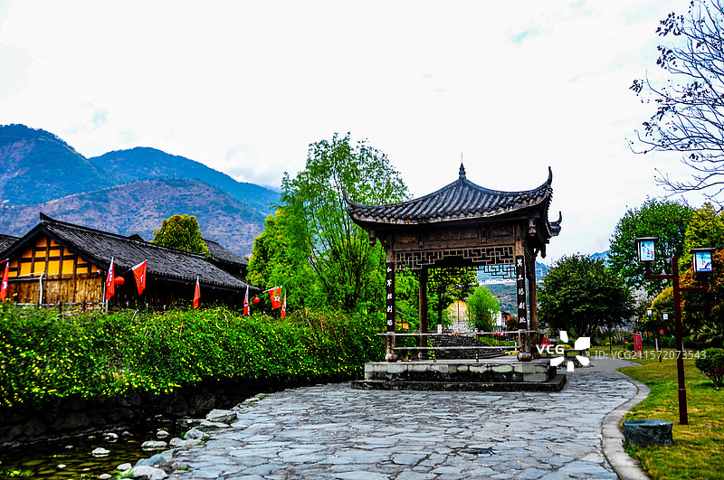 安顺场红军强渡大渡河纪念地图片素材