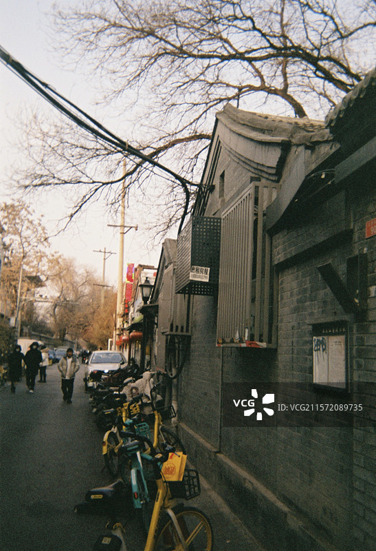 北京胡同图片素材