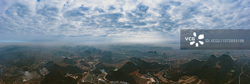 扶绥县乐养城的早晨图片素材