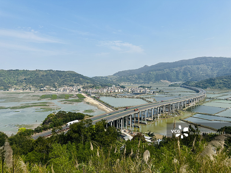 福州罗源湾特大桥图片素材