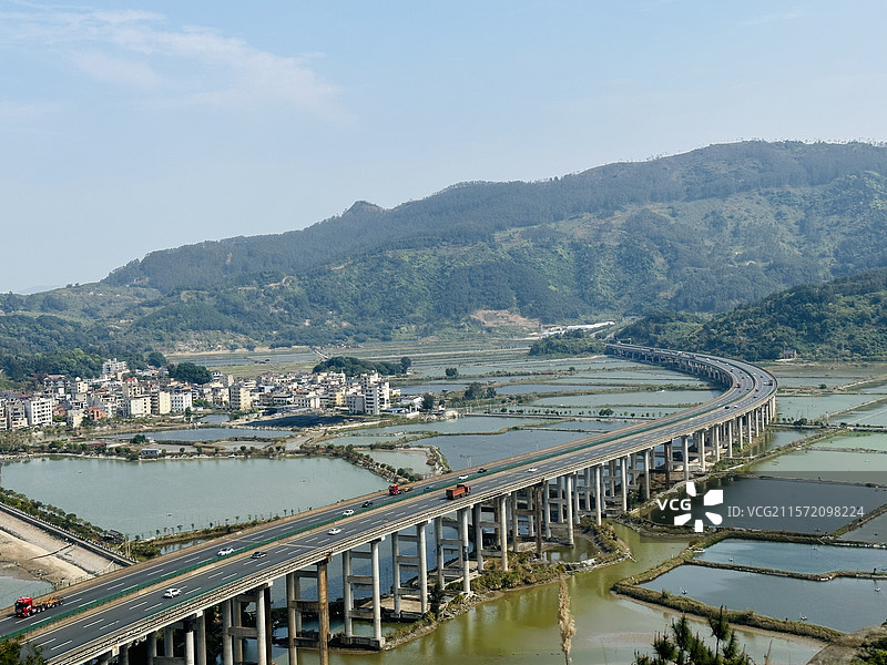 福州罗源湾特大桥图片素材