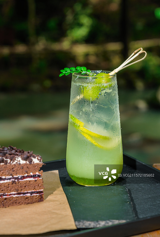 饮料和蛋糕图片素材