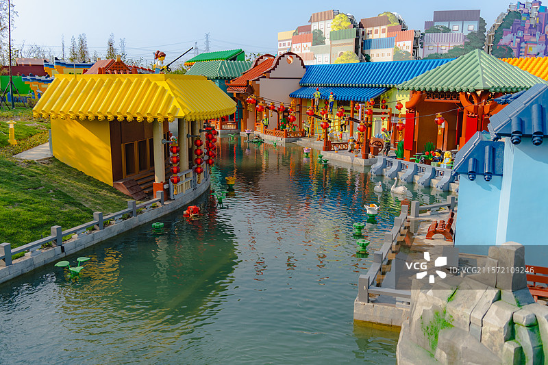 2025上海乐高乐园即将开幕图片素材