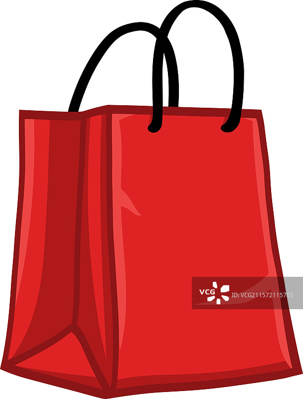 红色好礼袋购物袋图片素材