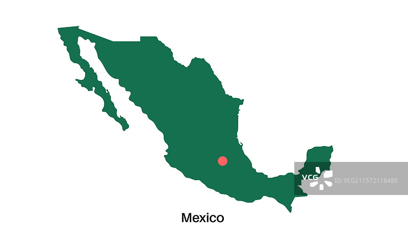 墨西哥地图海报图片素材
