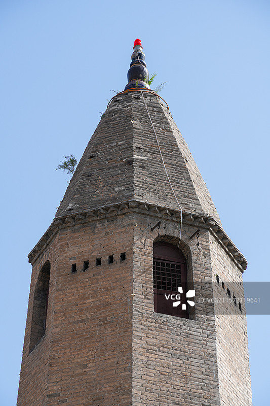 山西省吕梁市柳林县，双塔寺图片素材