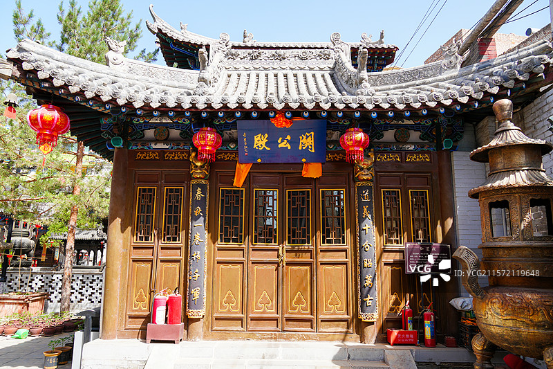 山西省吕梁市柳林县，双塔寺图片素材