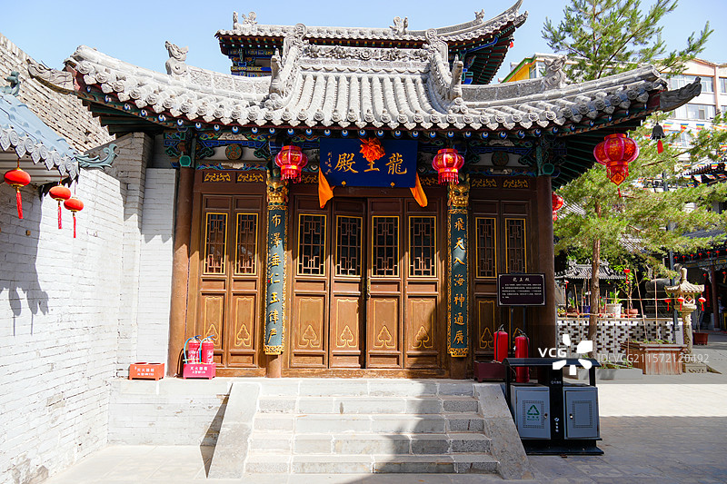 山西省吕梁市柳林县，双塔寺龙王殿图片素材