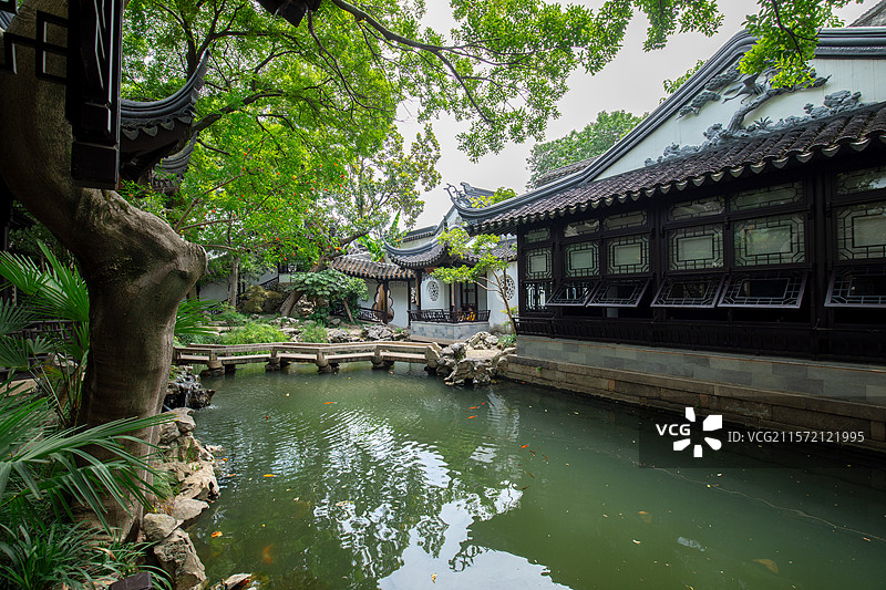 中国江苏省苏州市姑苏区 苏州古典园林 畅园图片素材