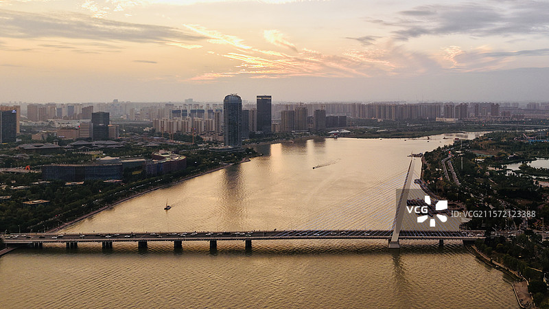 西安浐灞国际港图片素材