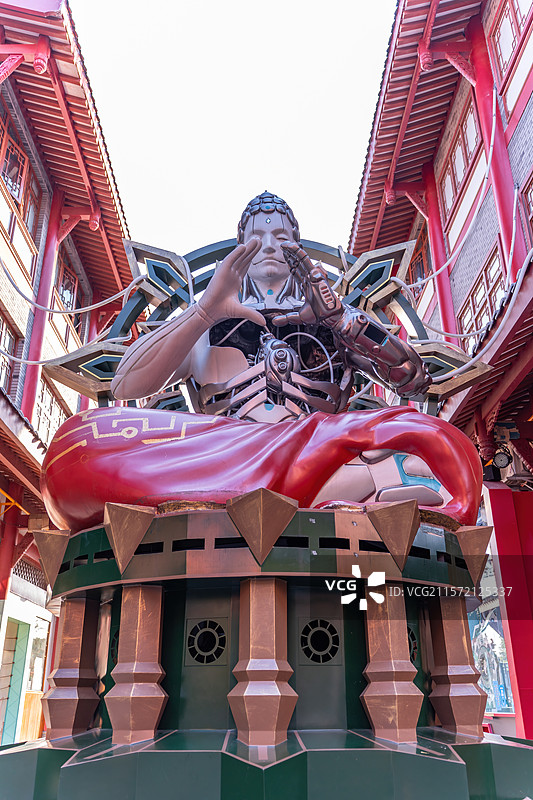 四川眉山东坡印象水街东坡水街图片素材