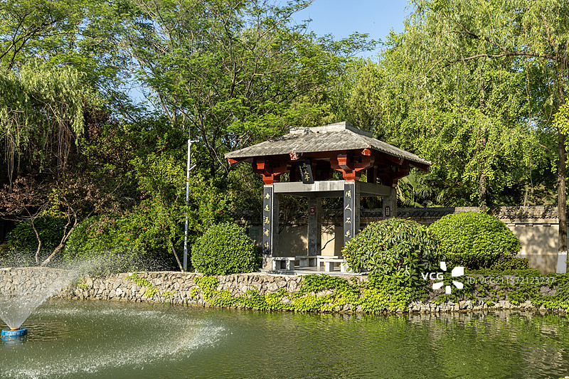 安徽省亳州市蒙城县庄子祠风光图片素材