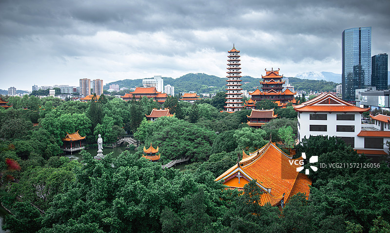福州市西禅古寺图片素材
