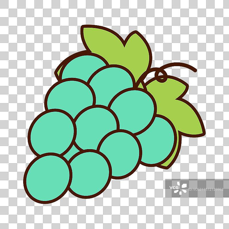 葡萄免扣素材图片素材