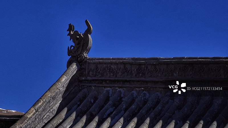 五台山碧山寺，原名普济寺，始建于北魏，是最大的十方禅寺，寺内有珍贵文物，建筑精美，免费食宿僧尼居士。图片素材