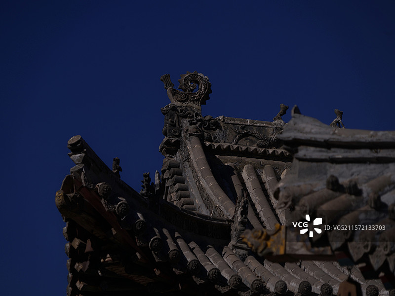 五台山碧山寺，原名普济寺，始建于北魏，是最大的十方禅寺，寺内有珍贵文物，建筑精美，免费食宿僧尼居士。图片素材