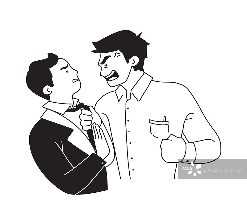 愤怒的办公室员工极端情绪表达图片素材