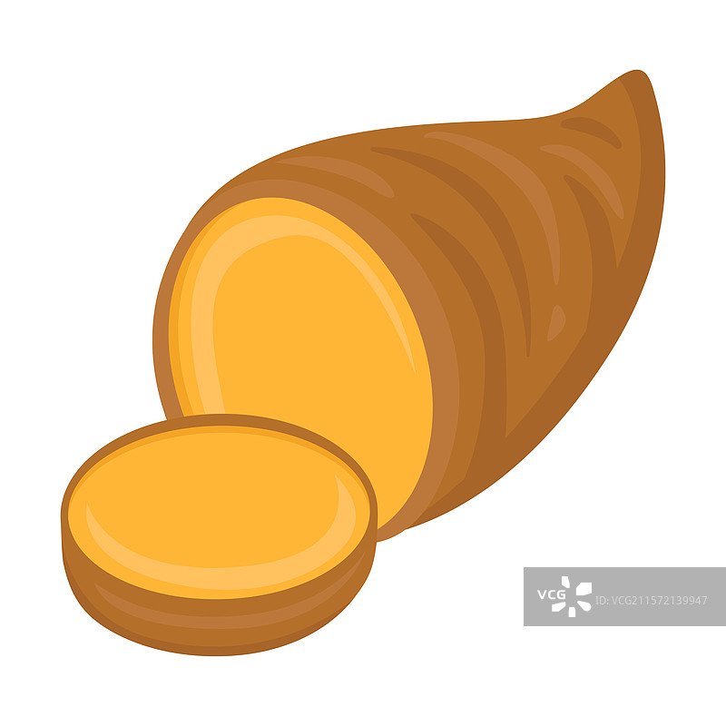 烤红薯表情图标图片素材