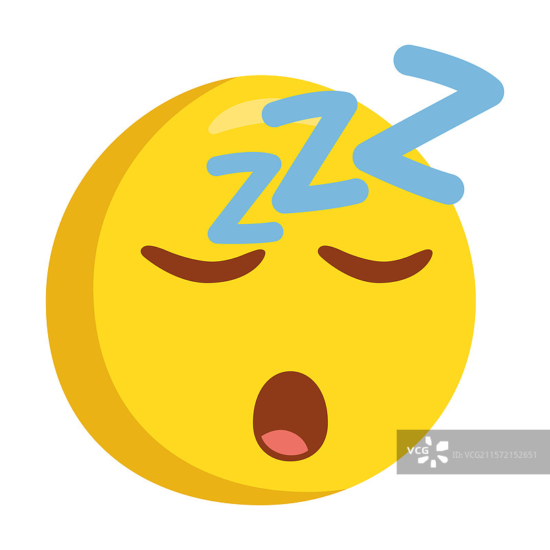 睡觉时间表情符号图标图片素材