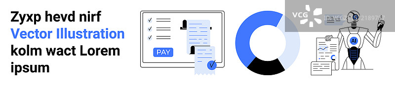 机器人协助的自动化流程图片素材