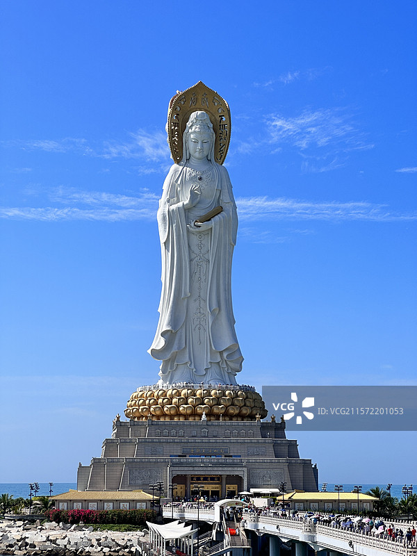 三亚南海观音图片素材