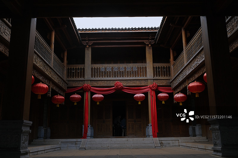 昆明卧龙古渔村图片素材