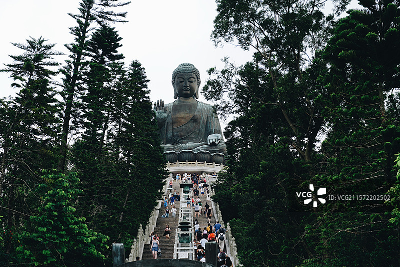 香港大屿山大佛图片素材