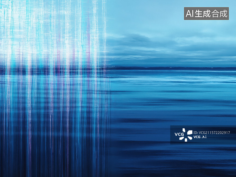 【AI数字艺术】海洋光影梦幻图片素材