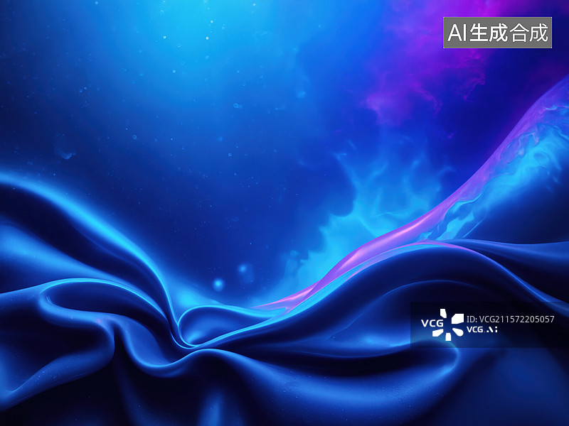 【AI数字艺术】梦幻丝绸光影图片素材