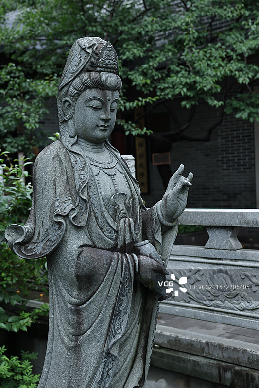 宁波西林禅寺观音像图片素材