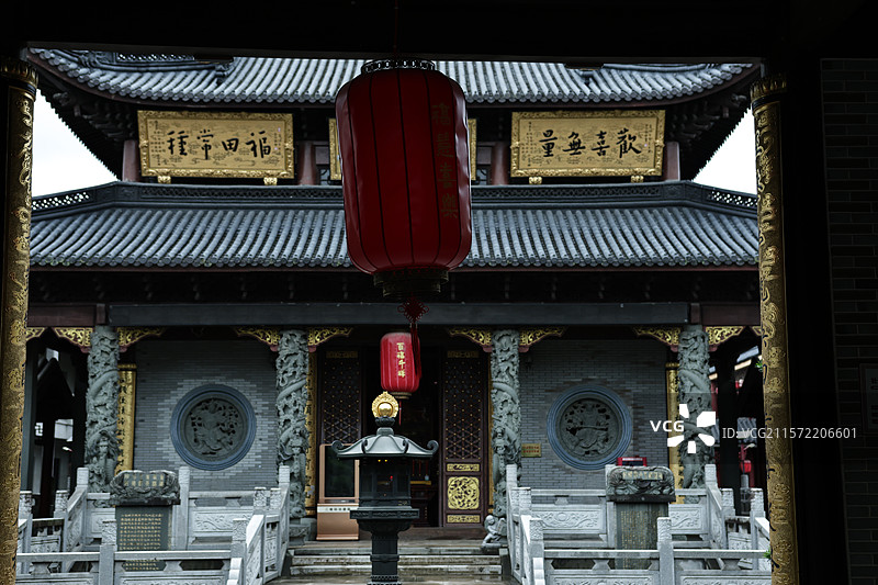 宁波西林禅寺。图片素材