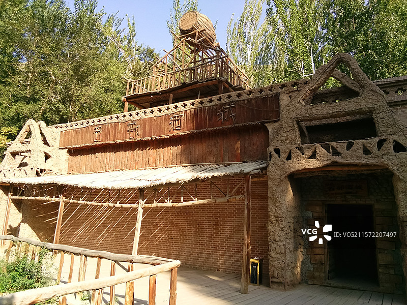 吐鲁番葡萄沟景区图片素材