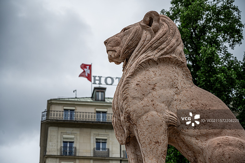 瑞士日内瓦城市景观图片素材