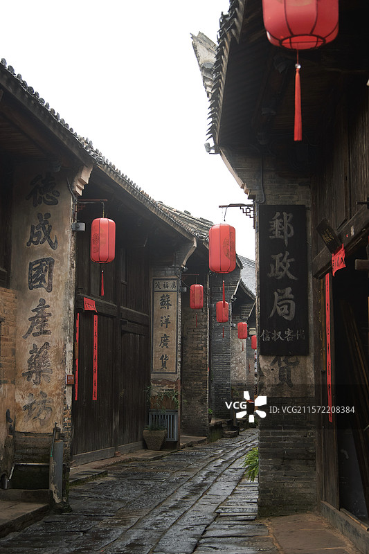 江西吉安渼陂古村4A级旅游景区图片素材