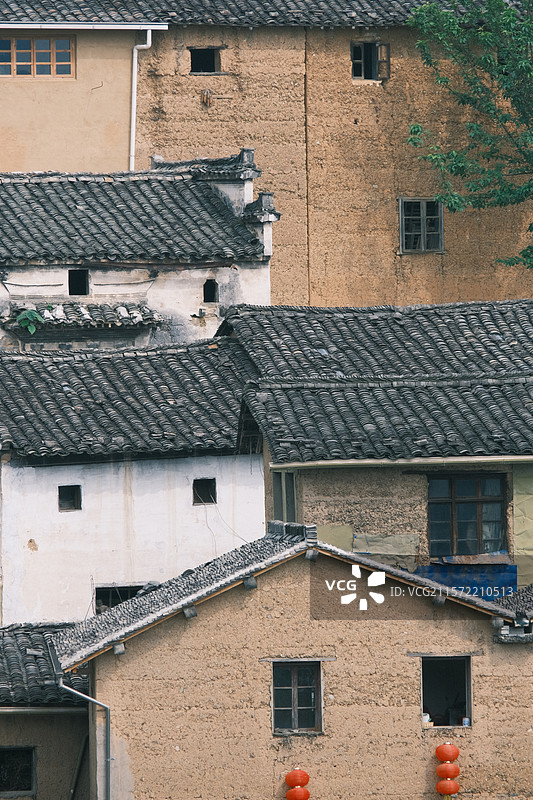 安徽黄山阳产土楼图片素材