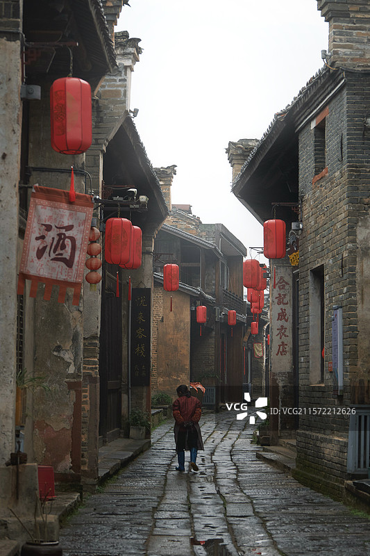 江西吉安渼陂古村4A级旅游景区图片素材