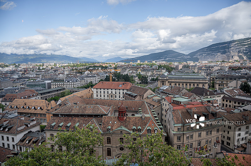 瑞士日内瓦城市景观图片素材