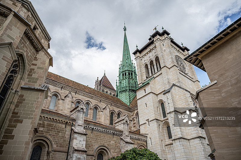 瑞士日内瓦城市景观图片素材