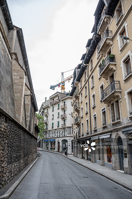 瑞士日内瓦城市景观图片素材