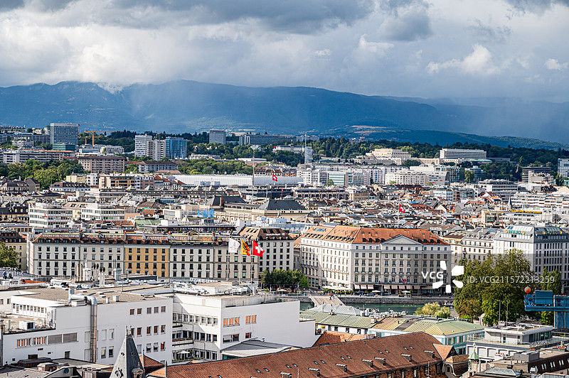 瑞士日内瓦城市景观图片素材