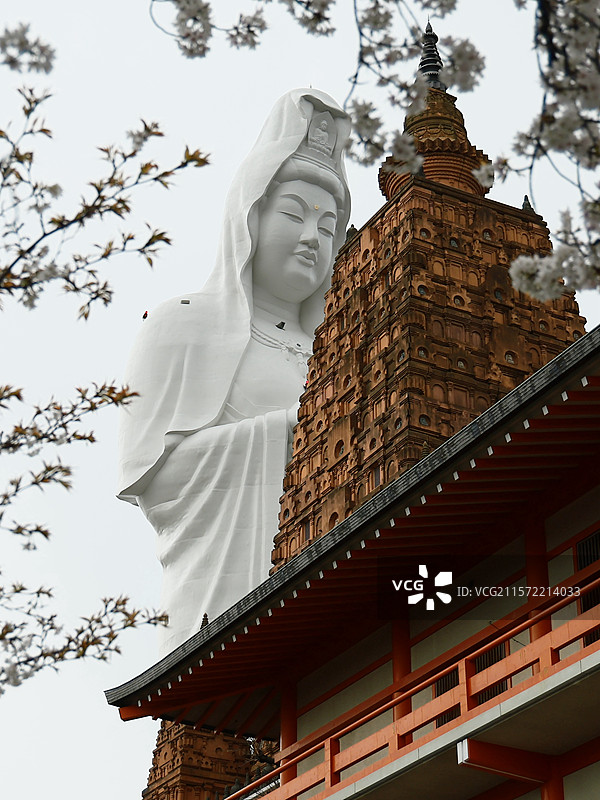 久留米明王寺巨像观音图片素材