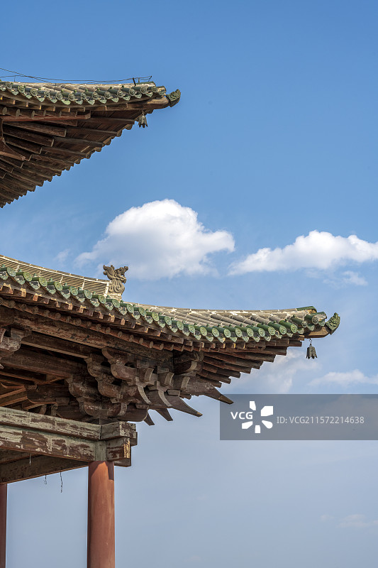 运城稷山大佛寺景区寺庙景点城市建筑风光图片素材