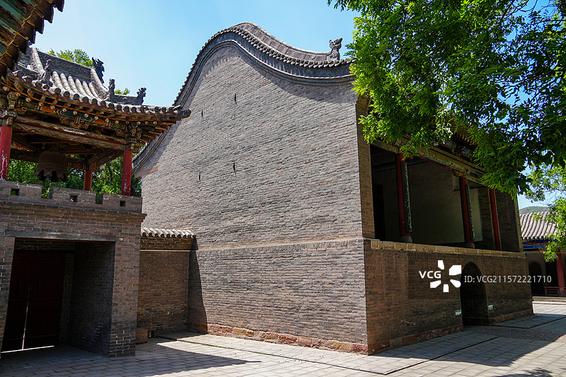 山西省吕梁市文水县，全国文保则天庙（武则天纪念馆）图片素材