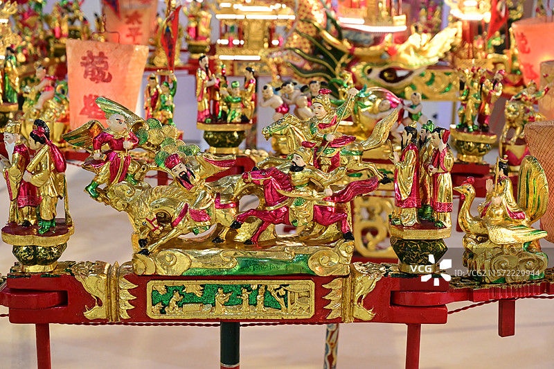 国家级非物质文化遗产木雕乐清龙档（龙灯、凳板龙）局部图片素材