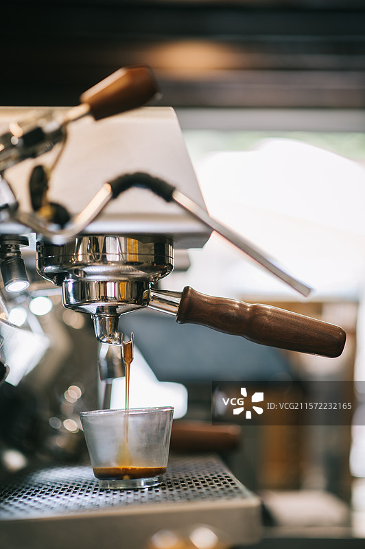 咖啡制作意式咖啡美式咖啡制作过程咖啡机图片素材