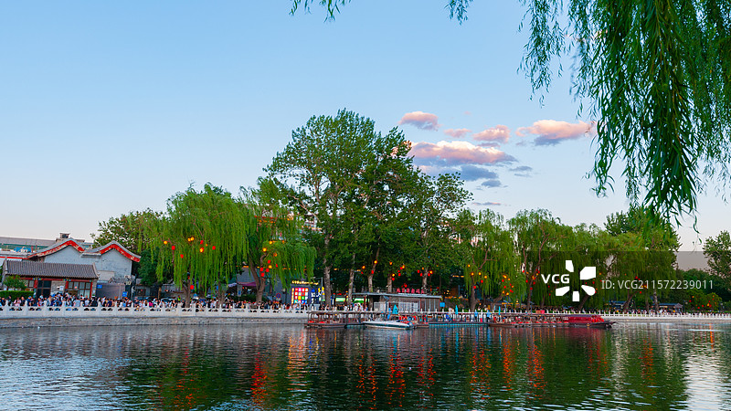 什刹海风光图片素材